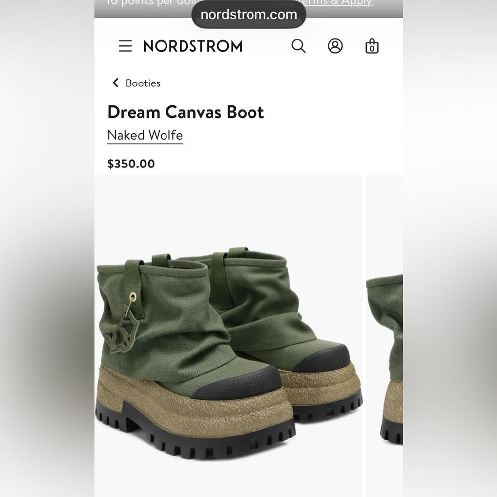 Naked Wolfe Dream Canvas Boots